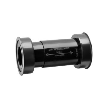 CERAMICSPEED MOVIMENTO CENTRALE CALOTTE PRESSFIT EVO386 PERNO 24MM NERO
