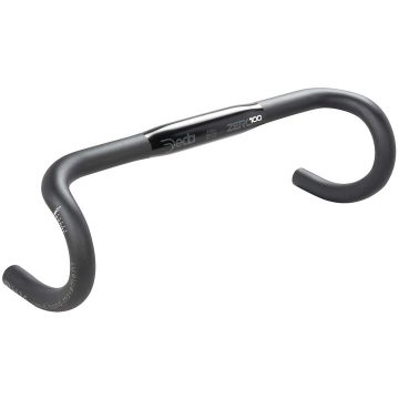 DEDA MANUBRIO ZERO100 RHM BLACK ON BLACK (BOB), ALLOY 7075, CON FORI DI2