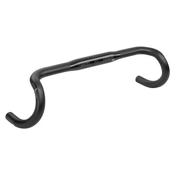 DEDA MANUBRIO GRAVEL100, RHM, BLACK ON BLACK (BOB), ALLOY 7075, 12 DEG FLARE