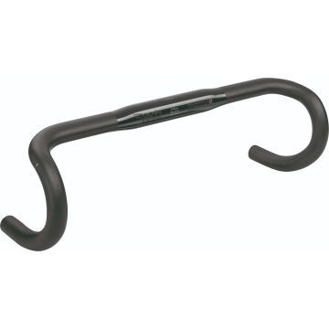 DEDA MANUBRIO ZERO2 RHM POLISH ON BLACK (POB), ALLOY 6061, CON FORI DI2