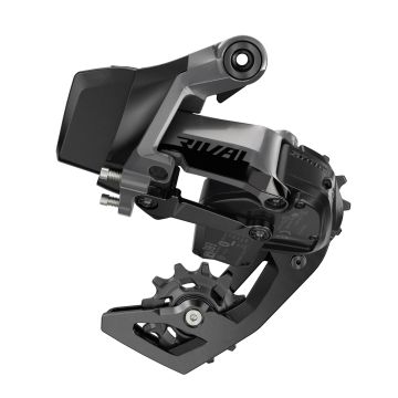 SRAM CAMBIO RIVAL ETAP AXS D1 12 VELOCITÀ GLOSSY BLACK MAX 36 (COMP: 10-30, 10-36, BATTERIA NON INCLUSA) - FRONTALE