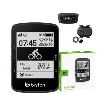 BRYTON CICLOCOMPUTER RIDER 460D CON CADENZA E FASCIA CARDIO