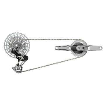 SRAM GRUPPO 1987 T-TYPE PEDIVELLA 170MM CORONA 32+34 12 VELOCITÀ DUB BOOST
