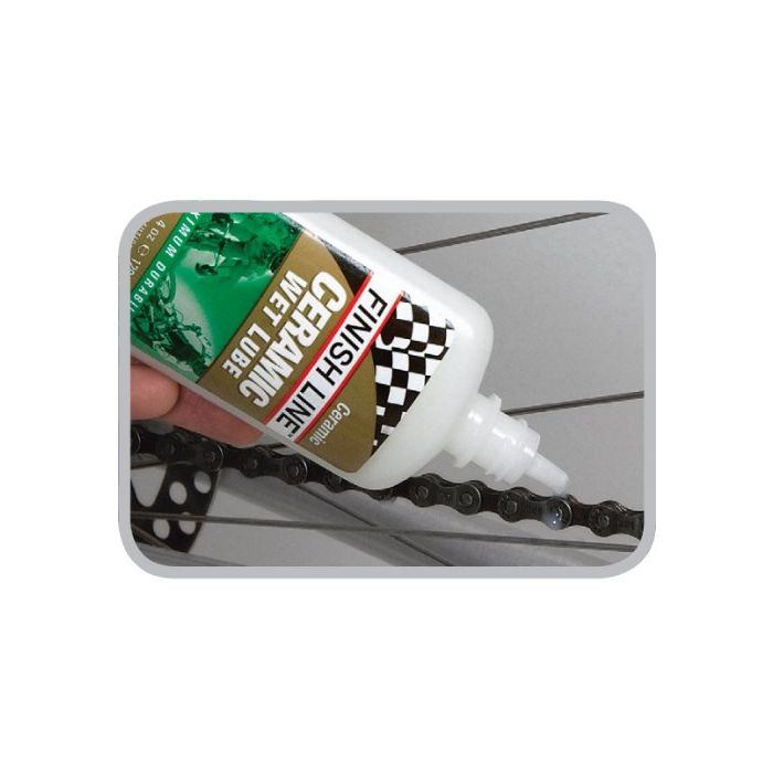 FINISH LINE LUBRIFICANTE UMIDO CERAMICO CERAMIC WET A GOCCIA 120ML FINISH LINE LUBRIFICANTE UMIDO CERAMICO CERAMIC WET A GOCCIA 120ML