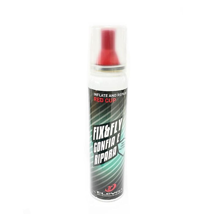 ELEVEN GONFIA E RIPARA FIX&FLY DA 50ML TAPPO ROSSO ELEVEN GONFIA E RIPARA FIX&FLY DA 50ML TAPPO ROSSO
