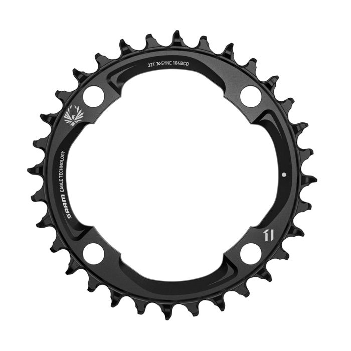SRAM CORONA X-SYNC 2 EAGLE BCD 104 MM NERO SRAM CORONA X-SYNC 2 EAGLE BCD 104 MM NERO