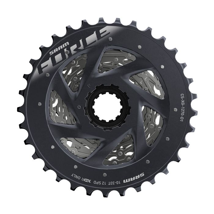 SRAM CASSETTA FORCE XG-1270 D1 X-GLIDE SILVER 12 VELOCITÀ SRAM CASSETTA FORCE XG-1270 D1 X-GLIDE SILVER 12 VELOCITÀ