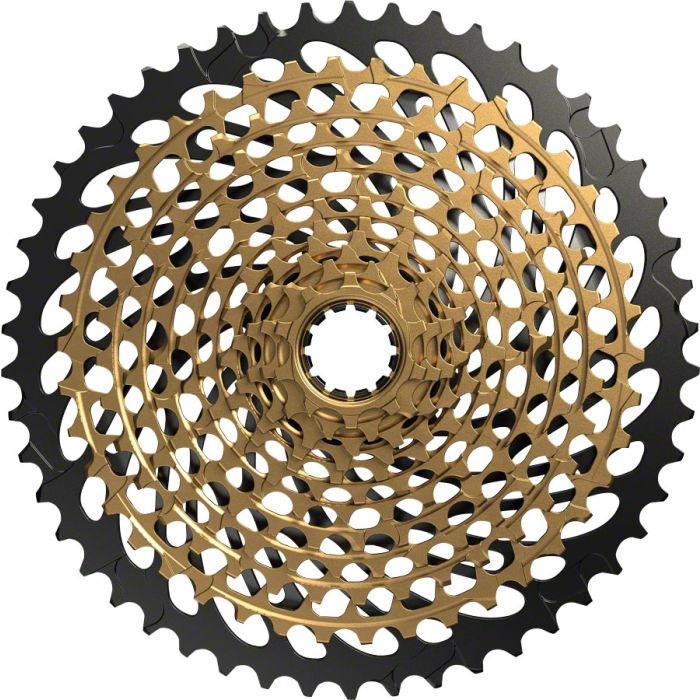 SRAM CASSETTA XG-1299 XX1 EAGLE 12 VELOCITÀ GOLD SRAM CASSETTA XG-1299 XX1 EAGLE 12 VELOCITÀ GOLD