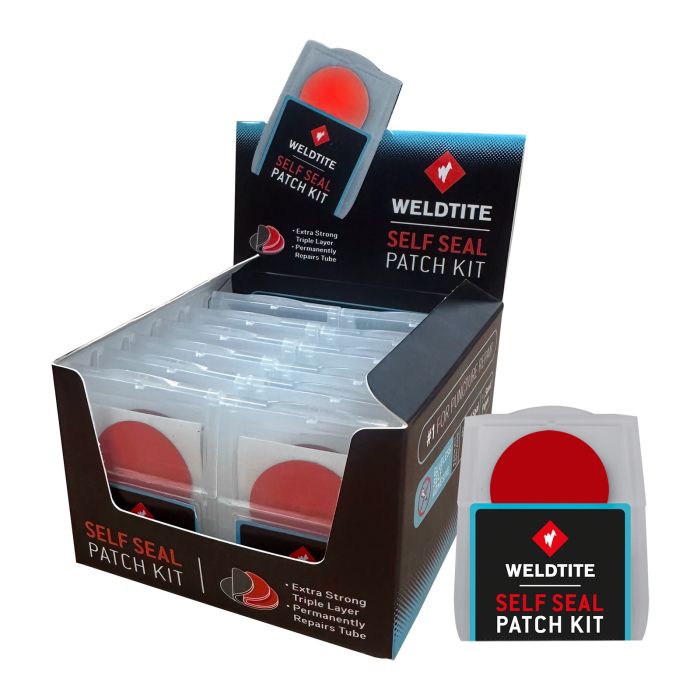 WELDTITE RED DEVIL SELF SEAL PATCH KIT - DISPLAY BOX (12 KITS) WELDTITE RED DEVIL SELF SEAL PATCH KIT - DISPLAY BOX (12 KITS)