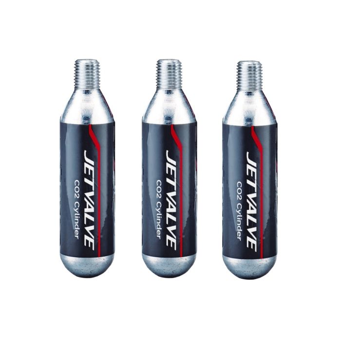 WELDTITE JETVALVE 3 X CO2 CYLINDERS (16G) WELDTITE JETVALVE 3 X CO2 CYLINDERS (16G)