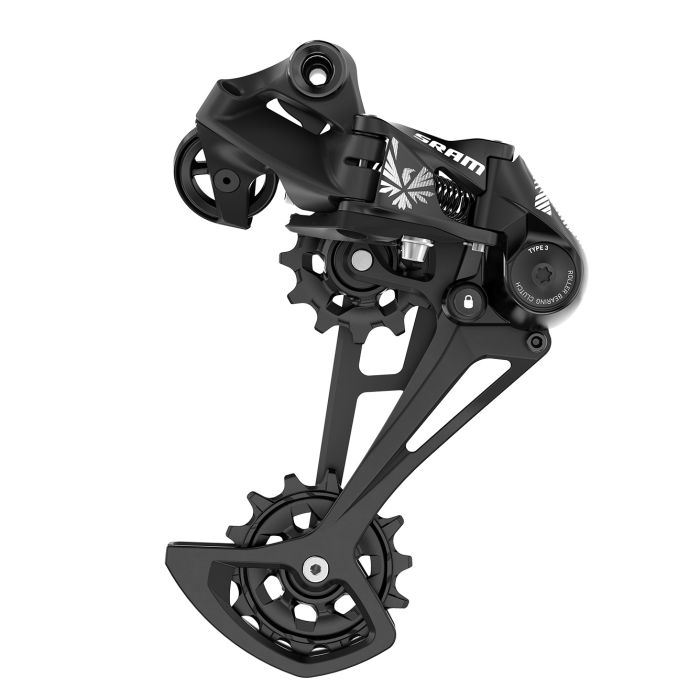 SRAM CAMBIO NX EAGLE GABBIA LUNGA 12 VELOCITÀ NERO SRAM CAMBIO NX EAGLE GABBIA LUNGA 12 VELOCITÀ NERO